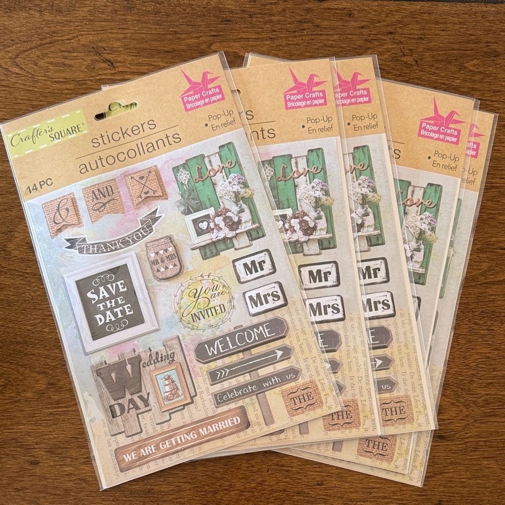 Wedding Themed Sticker Set